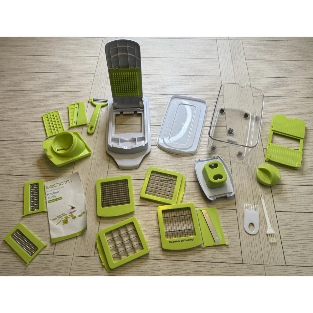 Sedhoom Direct Mandoline Slicer for Kitchen, Vegetable Slicer Spiralizer Chopper